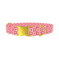Groovy Heart Dog Collar - metal gold