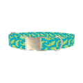 Nautical Dolphin Dog Collar - metal silver