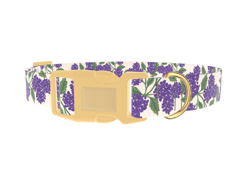 Purple Hydrangea Dog Collar