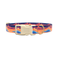 Sunset Cloud Dog Collar - plastic rose gold