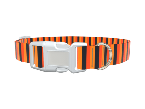 Halloween Stripe Dog Collar