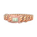 Rose Gold Link Dog Collar - plastic rose gold
