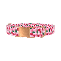 Cherry Picnic Dog Collar - metal rose gold