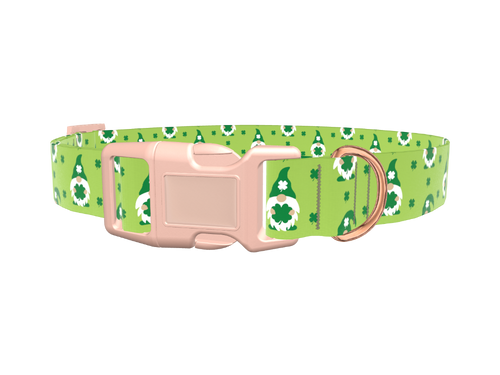 St. Patrick's Day Gnome Dog Collar