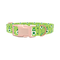 St. Patrick's Day Gnome Dog Collar - plastic gold