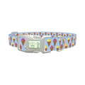 Colorful Ice Cream Cone Dog Collar - plastic silver