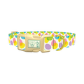 Colorful Easter Egg Pattern Dog Collar - plastic gold