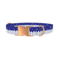 Christmas Night Town Dog Collar - metal rose gold