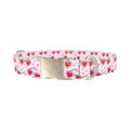 Heart Glasses Dog Collar - metal silver