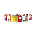 Bicolor Star Dog Collar - metal gold
