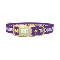 Trouble Maker Dog Collar - plastic gold