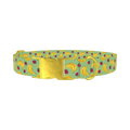Fruit Pattern Dog Collar - metal gold