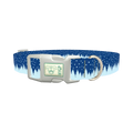 Christmas Forest Dog Collar - plastic silver