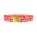 Peace Message Dog Collar - metal gold