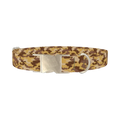 Desert Camo Dog Collar - metal silver