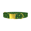 Dark Clover Dog Collar - metal gold