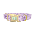 Witchy Magic Elements Dog Collar - plastic gold
