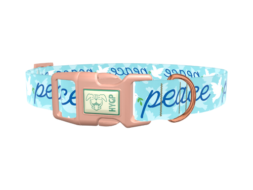 Peace Dove Dog Collar