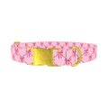Diamond Bow Dog Collar - metal gold