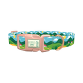Landscape Hills Dog Collar - plastic rose gold