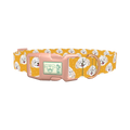 Toy Poodle Pattern Dog Collar - plastic rose gold