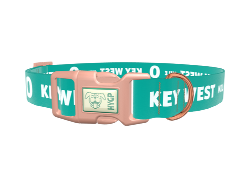 Key West Mile 0 Dog Collar