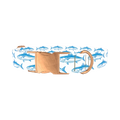 Ocean Fish Dog Collar - metal rose gold