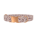 Halloween Witchy Dog Collar - metal rose gold