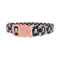 Pirate Dog Collar - plastic rose gold