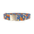 Citrus Popsicle Dog Collar - metal gold