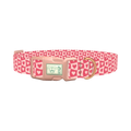 Groovy Heart Dog Collar - plastic rose gold