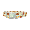 Harvest Feast Dog Collar - plastic silver