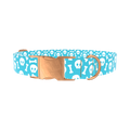Skull and Bone Dog Collar - metal rose gold