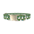 Goose Pond Dog Collar - metal silver