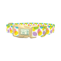Colorful Easter Egg Pattern Dog Collar - plastic gold