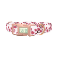 Floral Cherry Blossom Dog Collar - plastic rose gold