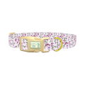 Cherry Blossom Dog Collar - plastic gold