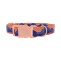 Abstract Mountain Dog Collar - plastic rose gold