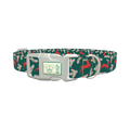 Christmas Deer Dog Collar - plastic silver