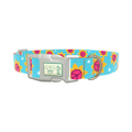 Peace Sunflower Dog Collar - plastic rose gold