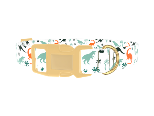 Dinosaur Jungle Dog Collar