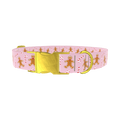 Christmas Gingerbread Dog Collar - metal gold