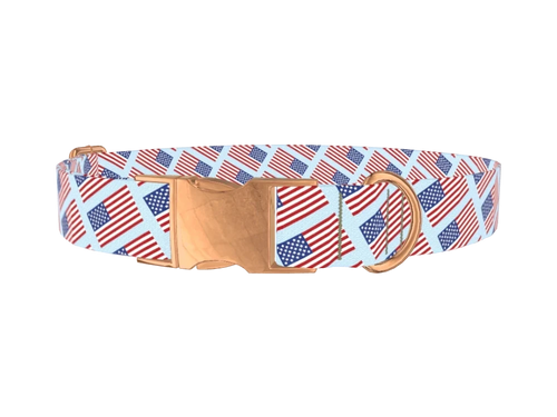 Stars and Stripes Dog Collar