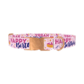 Birthday Cake Celebration Dog Collar - metal rose gold