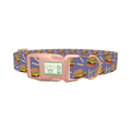 Burger and Fries Dog Collar - plastic rose gold
