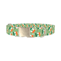 St. Patrick's Flag Dog Collar - metal silver