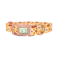 Dia de los Muertos Dog Collar - plastic rose gold