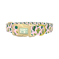 Floral Cactus Dog Collar - plastic gold
