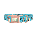 Christmas Penguin Dog Collar - plastic rose gold