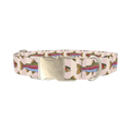 Rainbow Trout Fish Dog Collar - metal silver